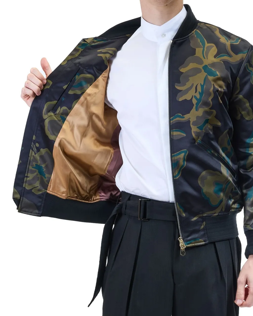 Paul Smith Bohemia Satin Bomber Jacket