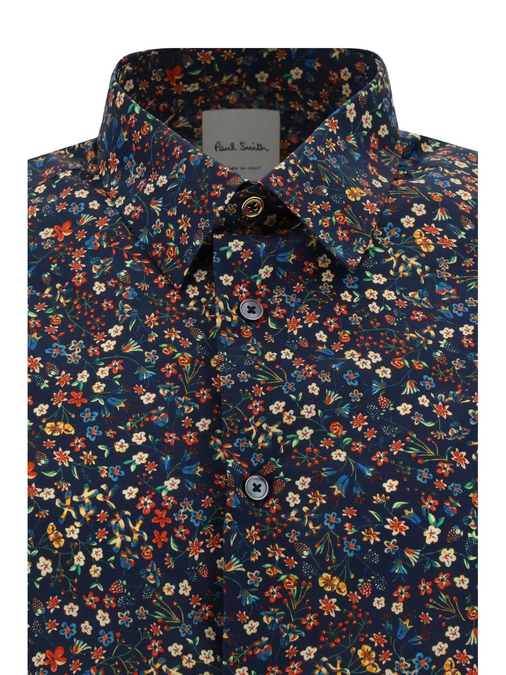 Paul Smith Floral-Printed Long Sleeved Buttoned Shirt