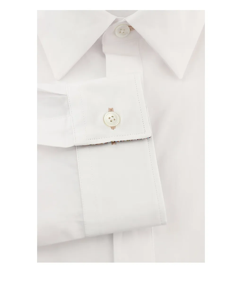 Paul Smith Curved Hem Button-Up Shirt
