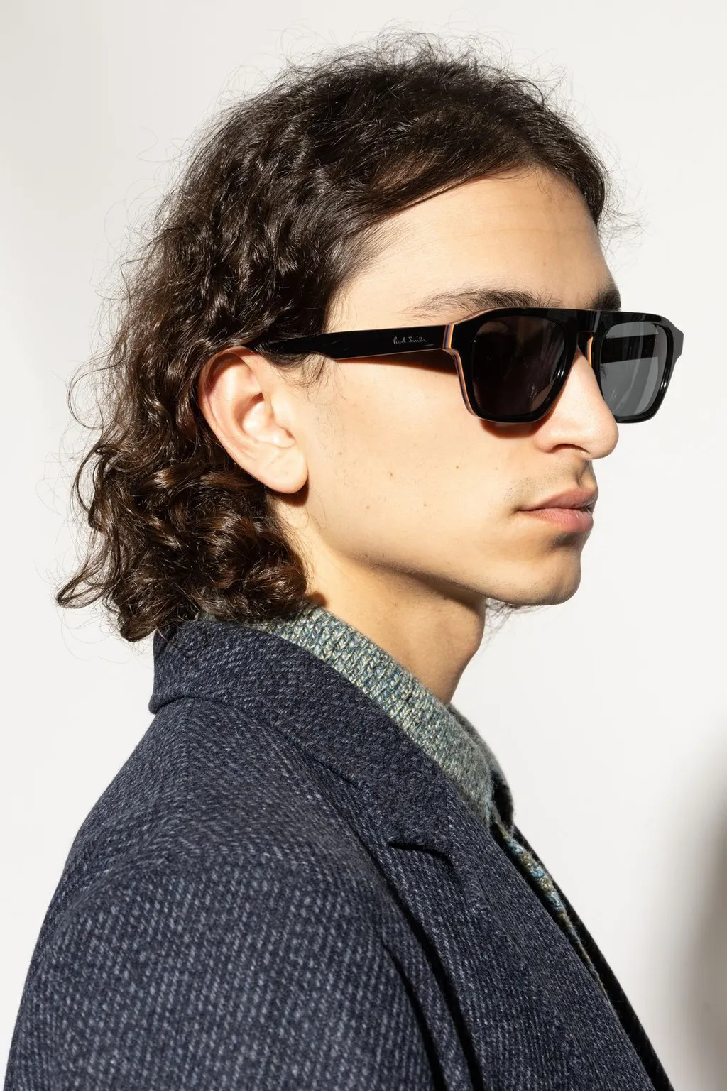 Paul Smith Macleod Stripe-Detail Sunglasses