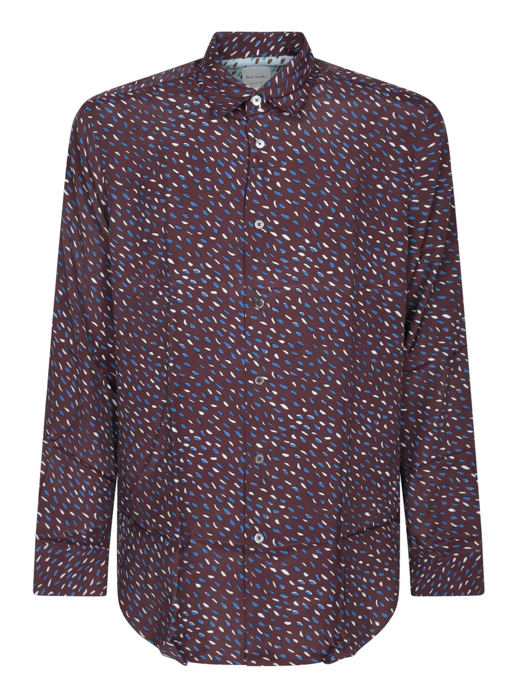 Paul Smith Long-Sleeved Curved Hem Shirt