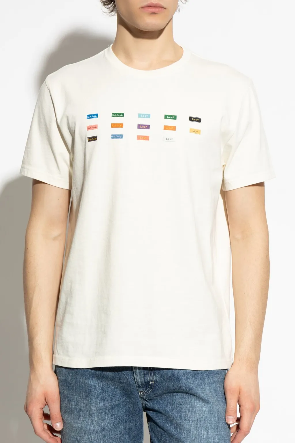 Paul Smith X Lee Logo Patch Crewneck T-Shirt