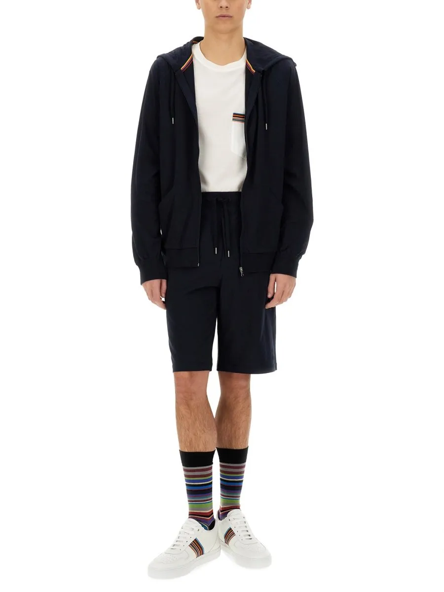 Paul Smith Jersey Zip Lounge Hoodie