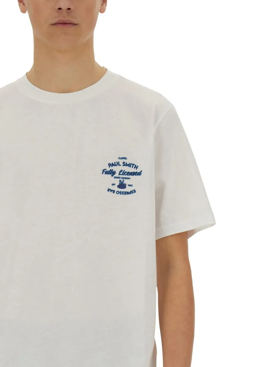 Paul Smith Espresso Bar Printed T-Shirt
