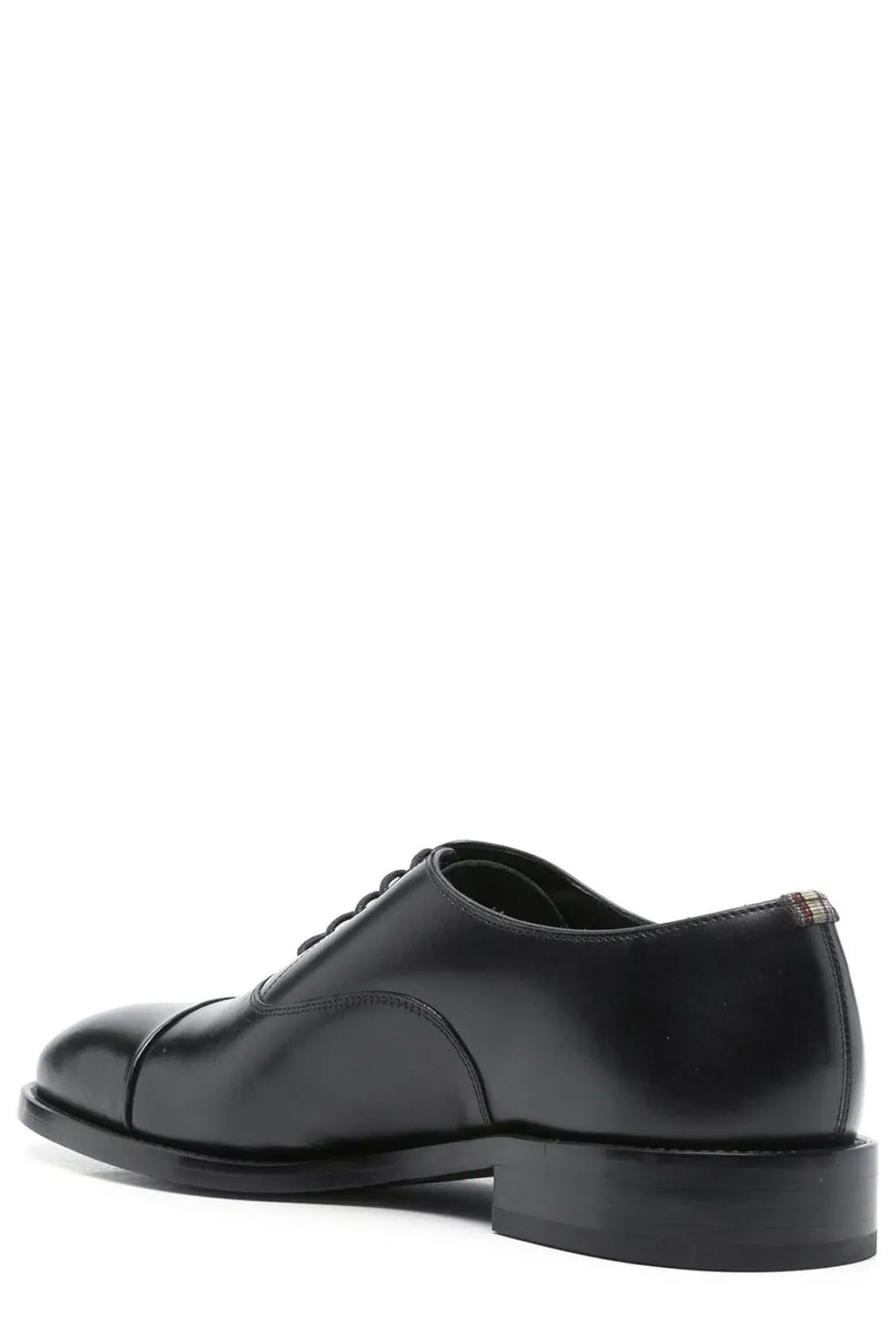 Paul Smith Cap-Toe Leather Lace-Up Shoes