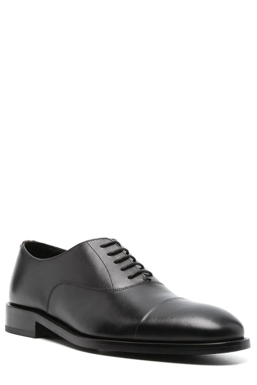 Paul Smith Cap-Toe Leather Lace-Up Shoes
