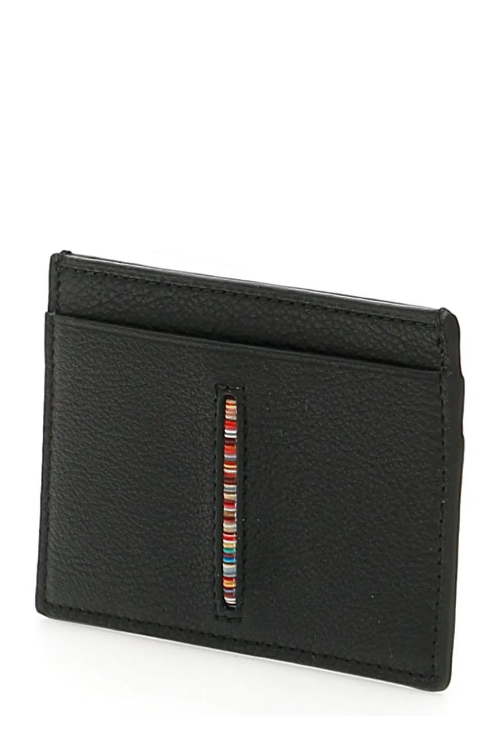 Paul Smith Signature Stripe Leather Card Holder