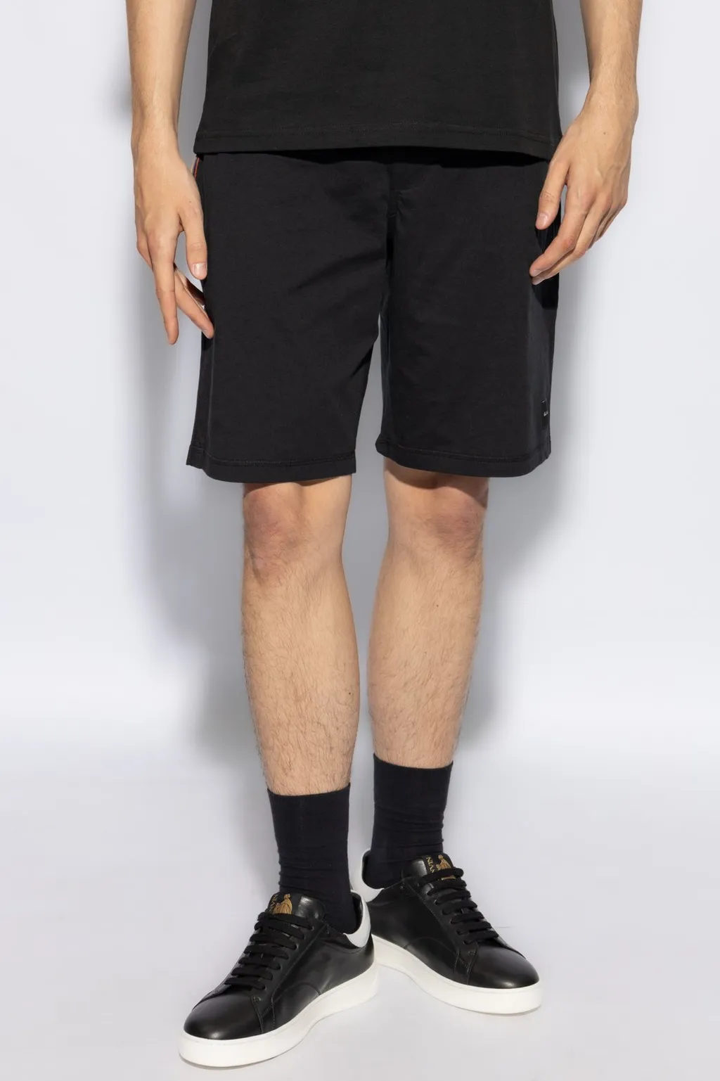 Paul Smith Logo Patched Shorts