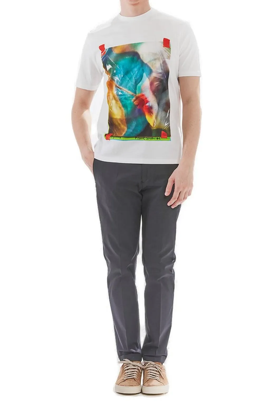 Paul Smith Pattern-Printed Crewneck T-Shirt