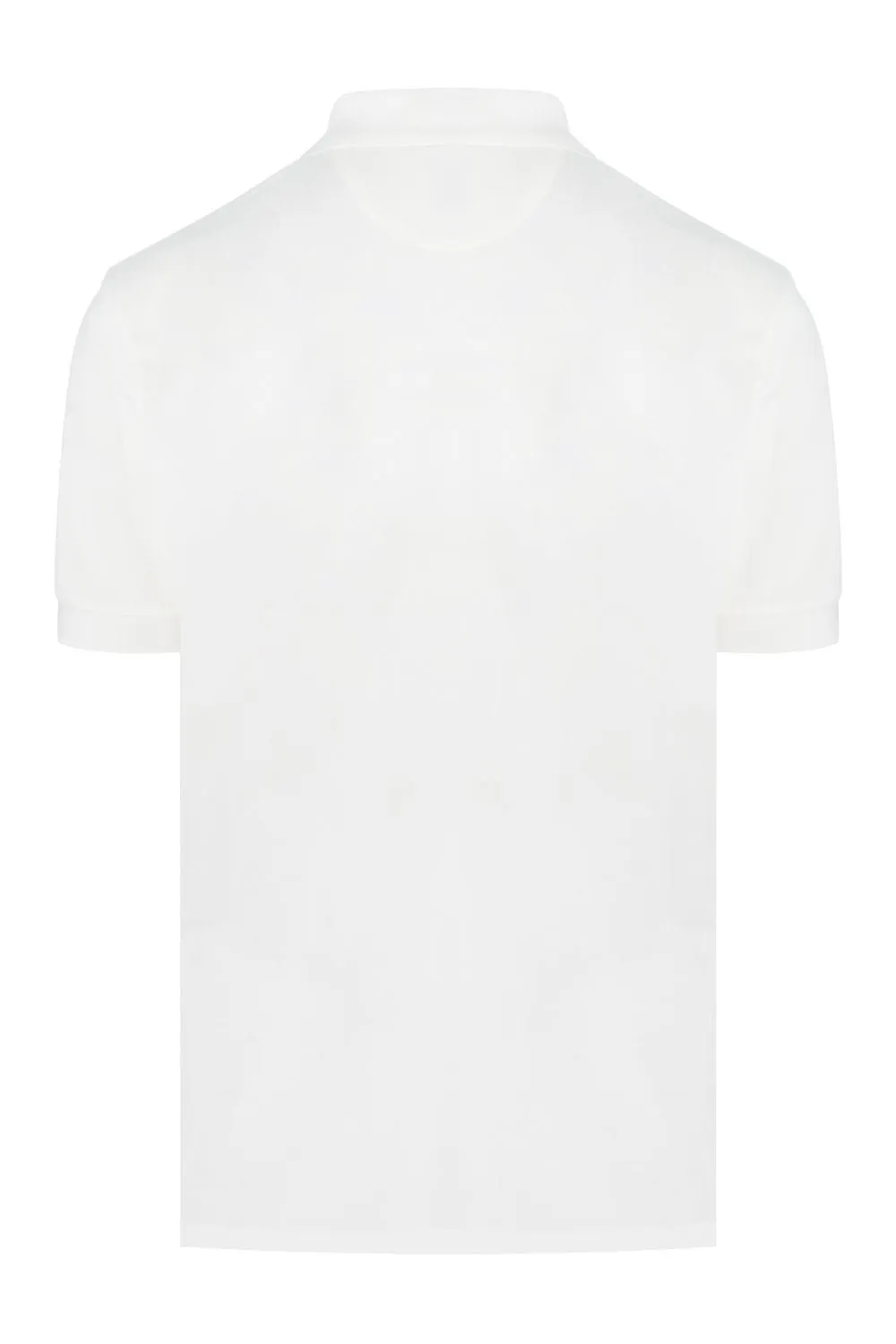 Paul Smith Stripe Trim Embroidered Polo Shirt