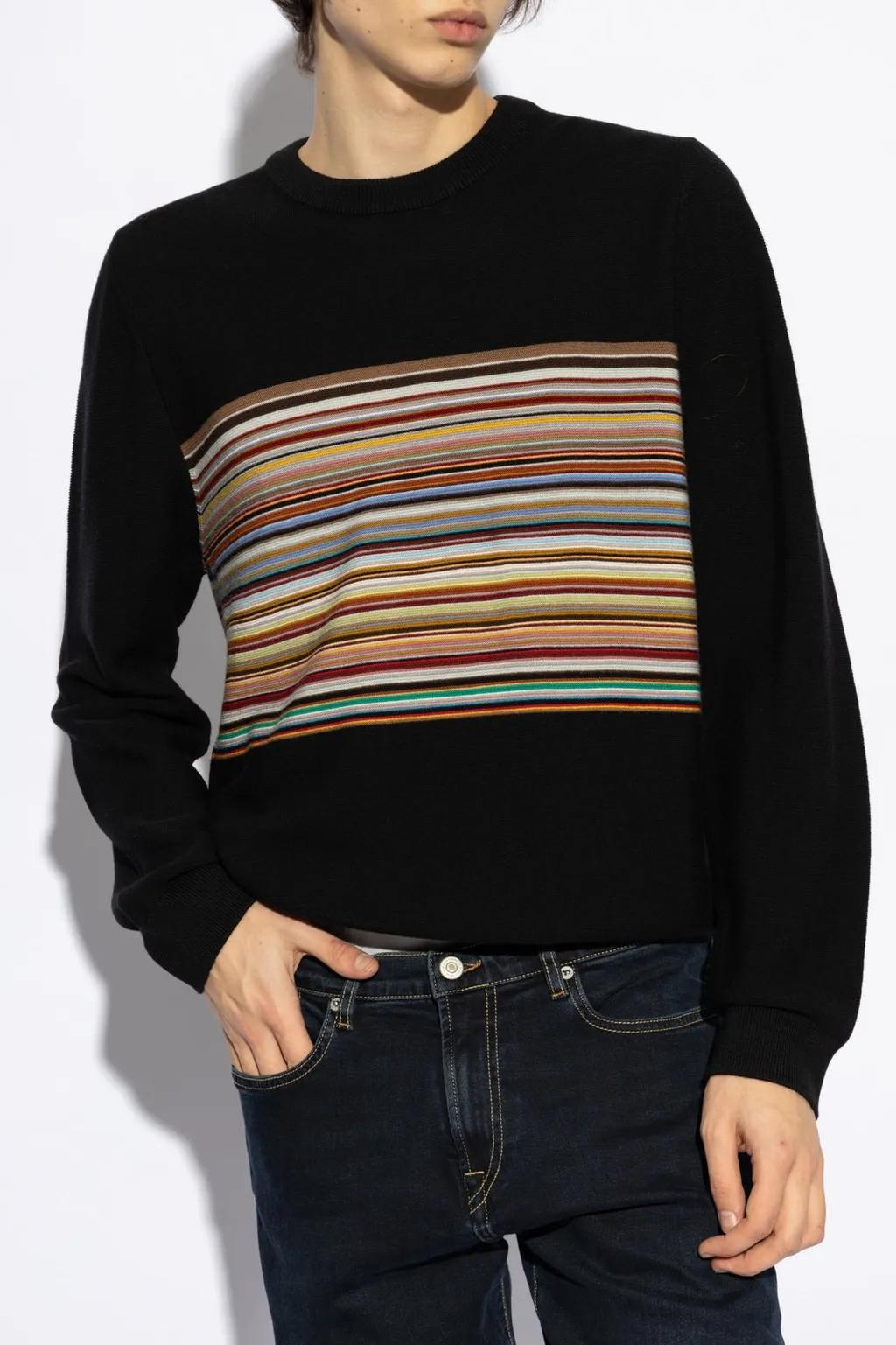 Paul Smith Striped Crewneck Knit Jumper