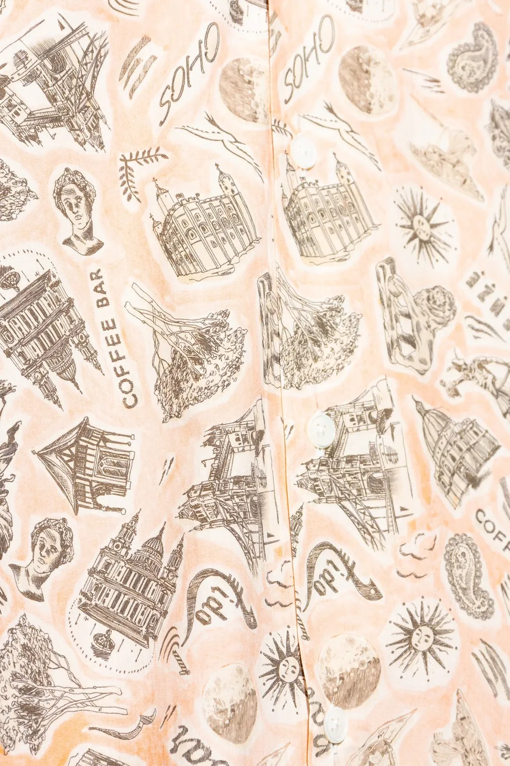 Paul Smith Souvenir Printed Short-Sleeved Shirt