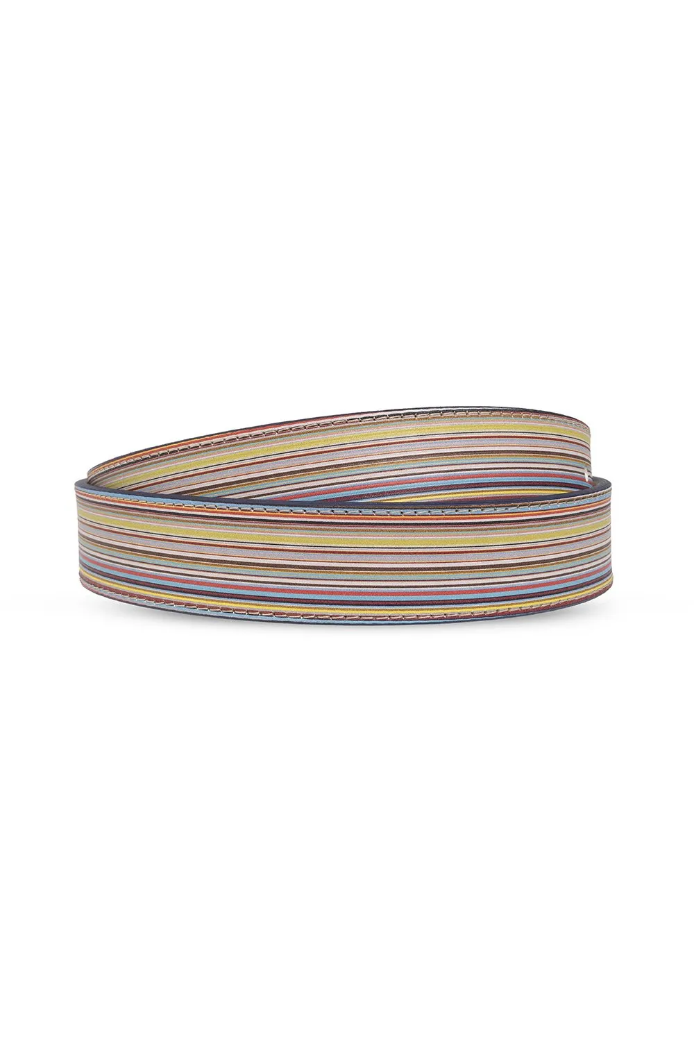 Paul Smith Striped Buckle Fastened Belt