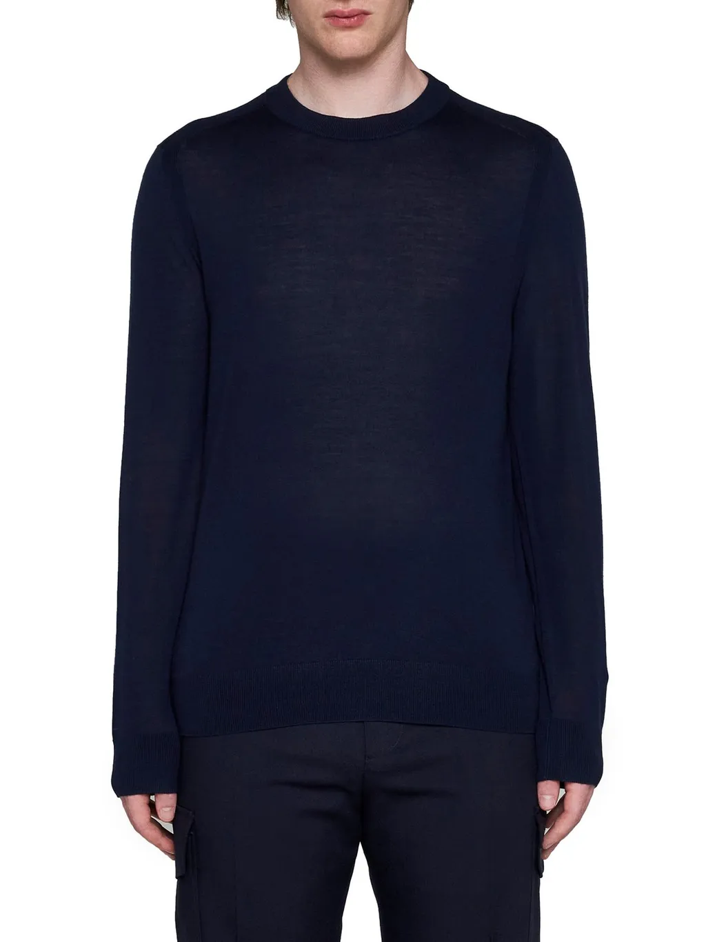 Paul Smith Logo Embroidered Knitted Jumper