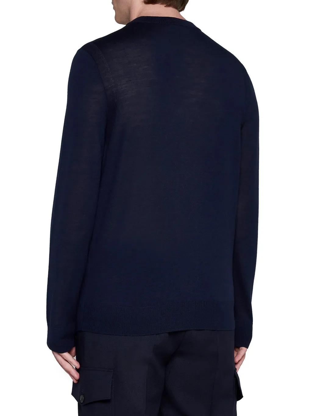 Paul Smith Logo Embroidered Knitted Jumper