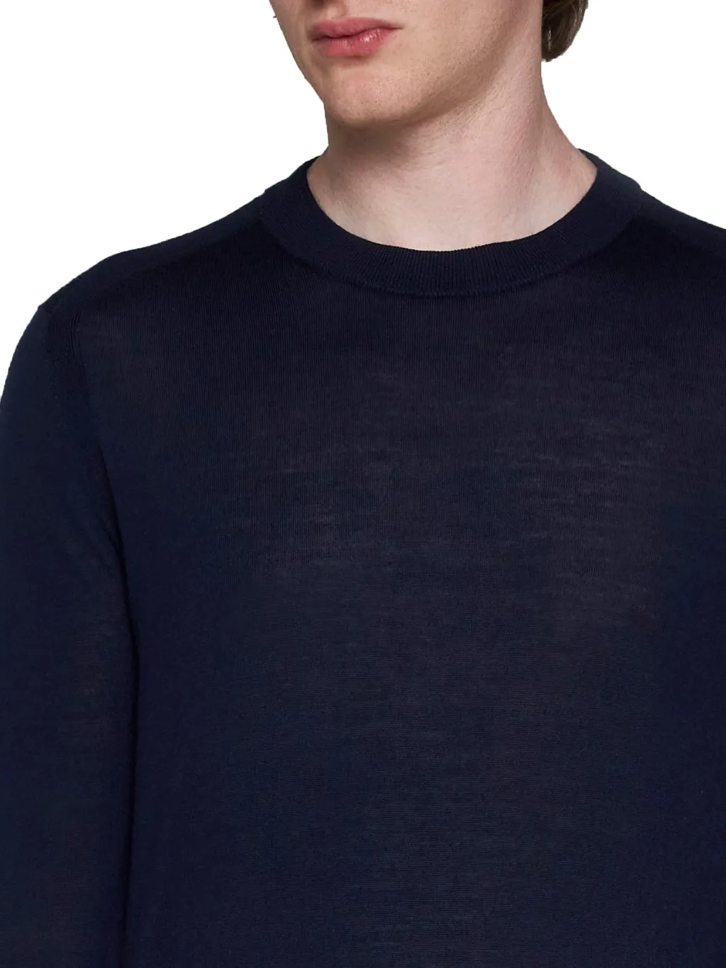 Paul Smith Logo Embroidered Knitted Jumper
