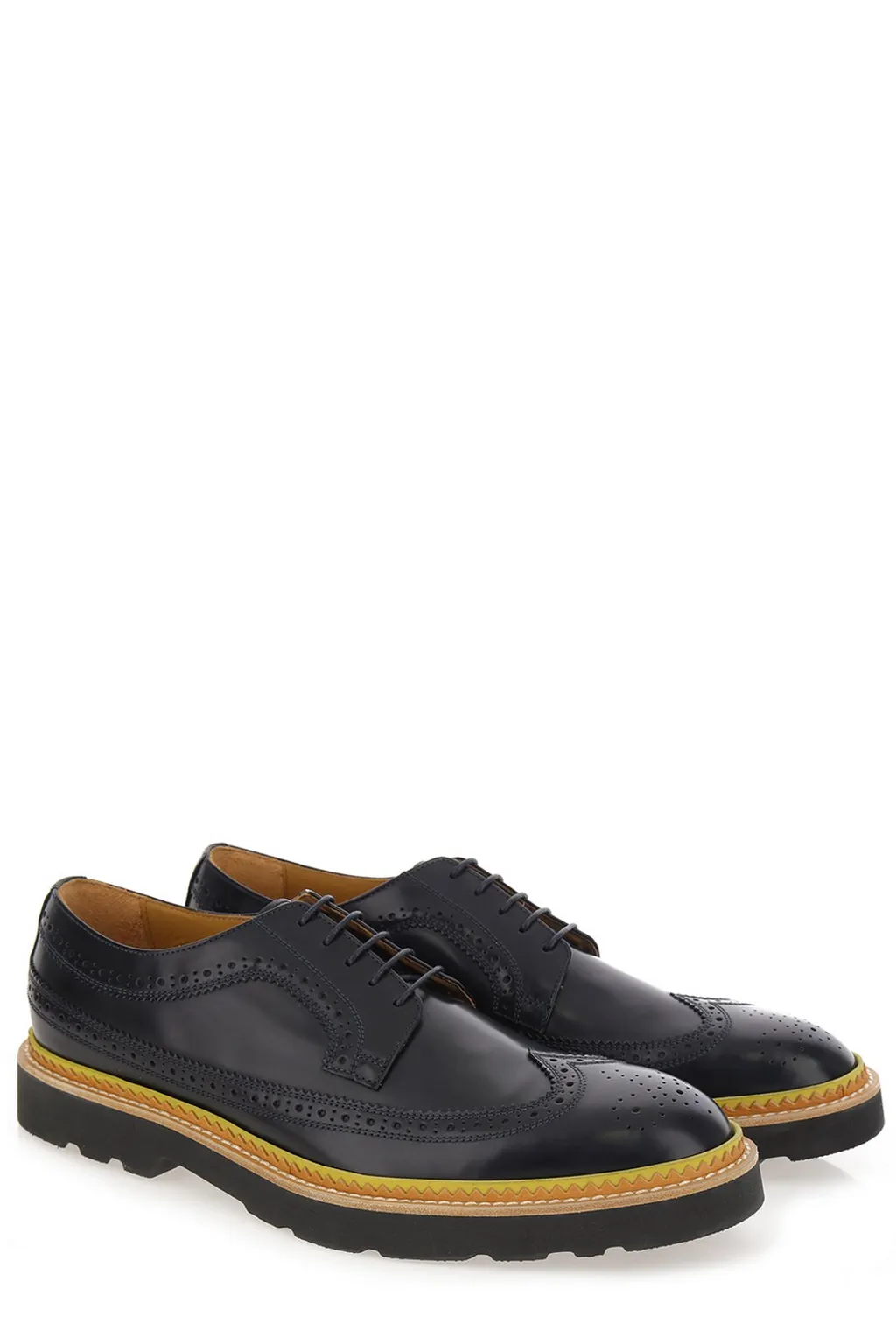 Paul Smith Round Toe Lace-Up Shoes
