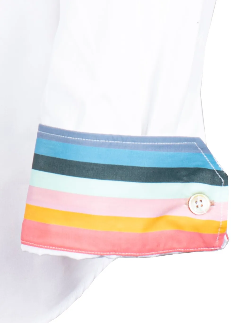Paul Smith Artist Stripe Cuff Slim-Fit Shirt