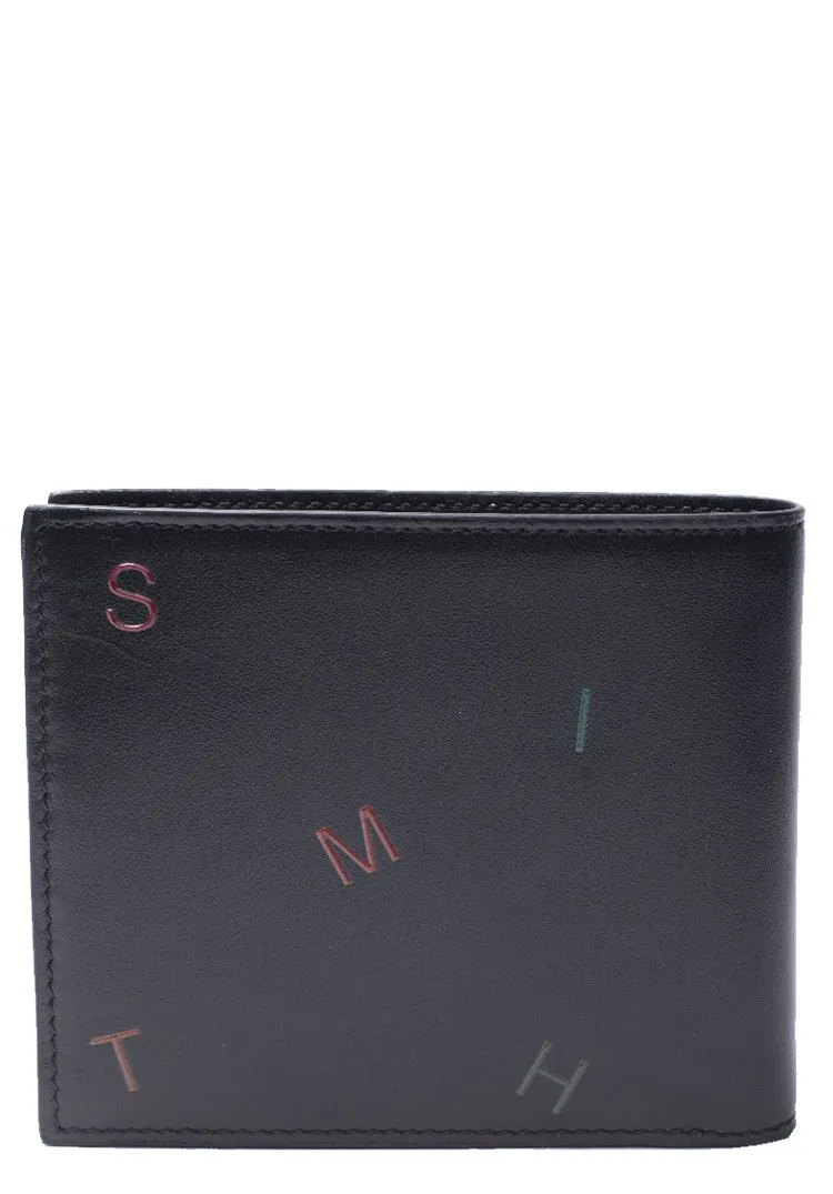 Paul Smith Letter Patterned Bif-Fold Wallet