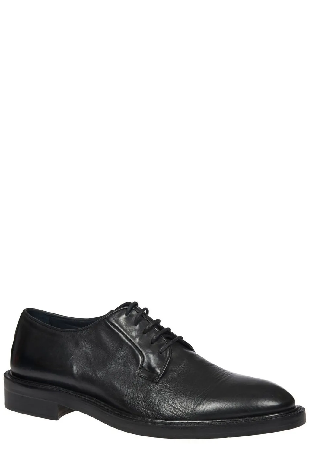Paul Smith Round Toe Lace-Up Derby Shoes
