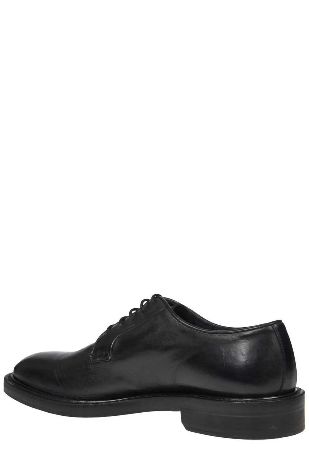 Paul Smith Round Toe Lace-Up Derby Shoes