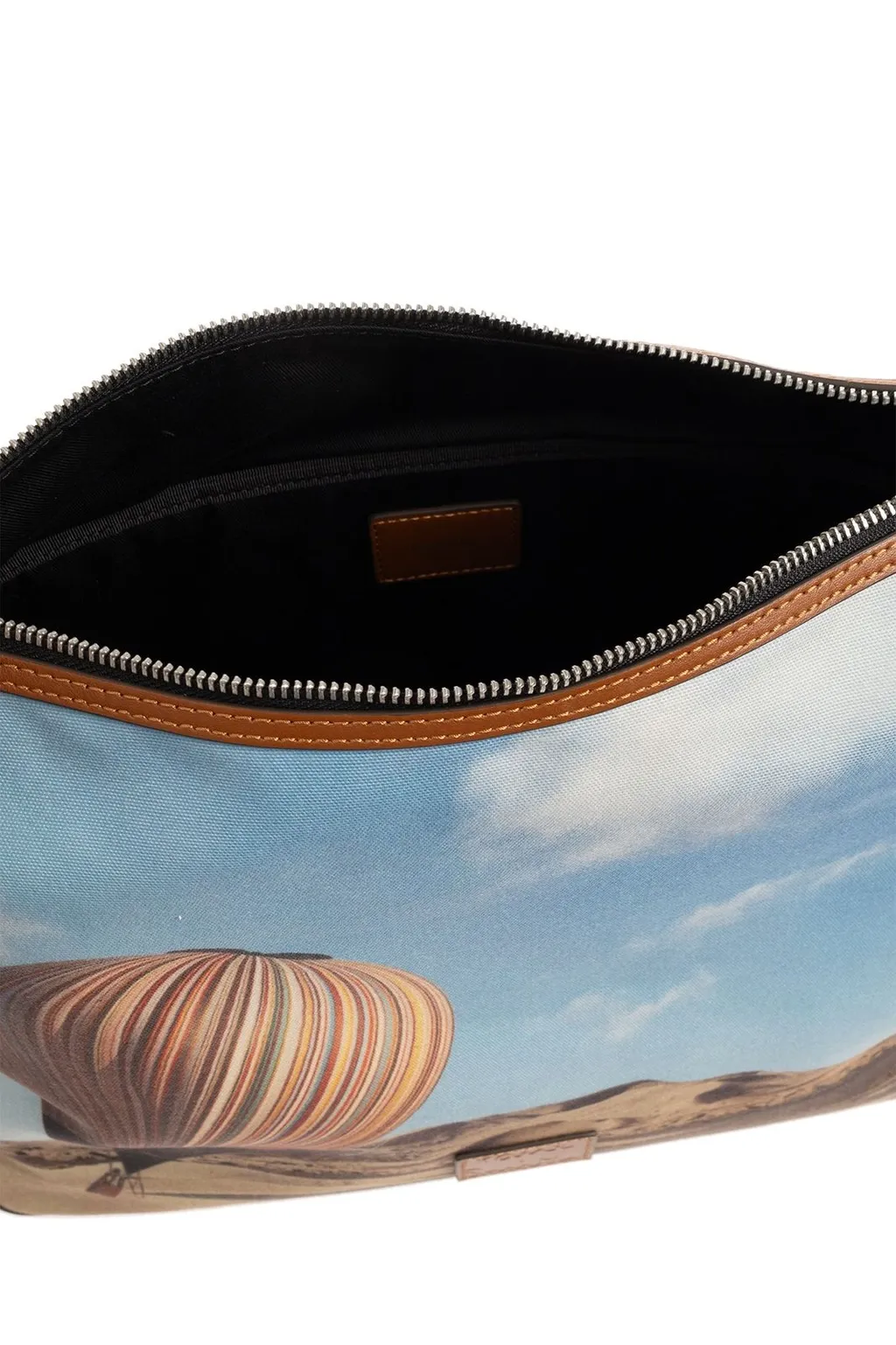 Paul Smith Logo Patch Zip-Up Messenger Bag