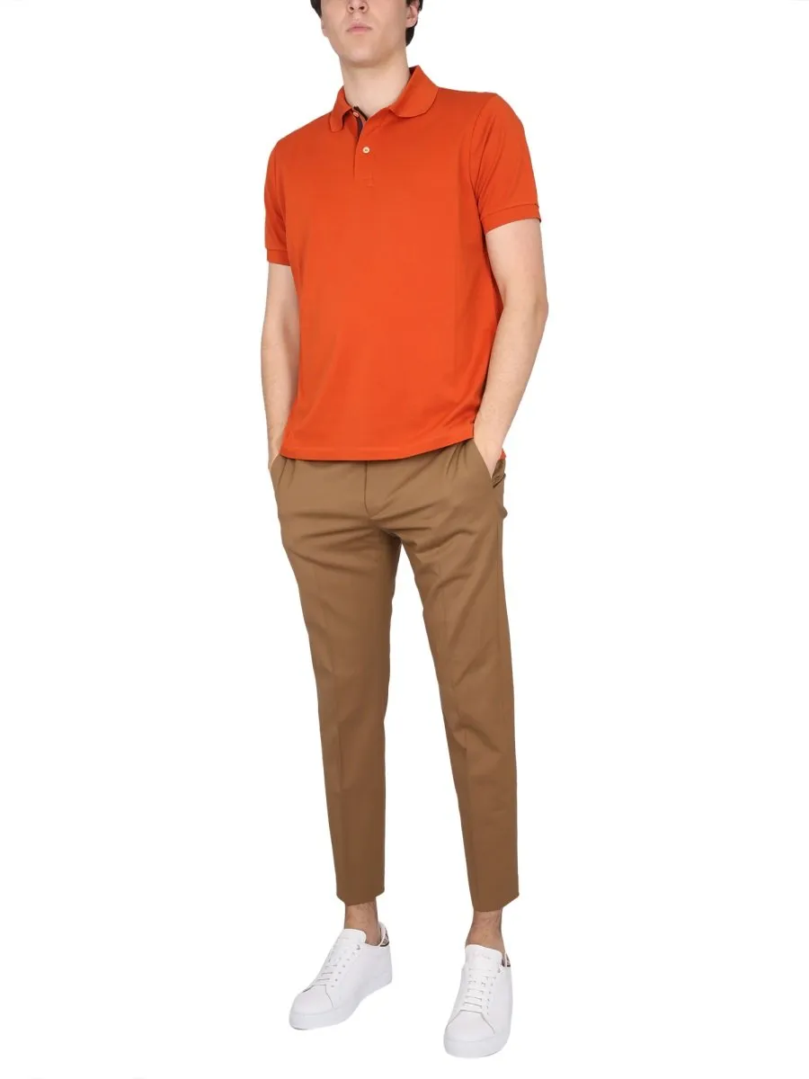 Paul Smith Short-Sleeved Straight Hem Polo Shirt