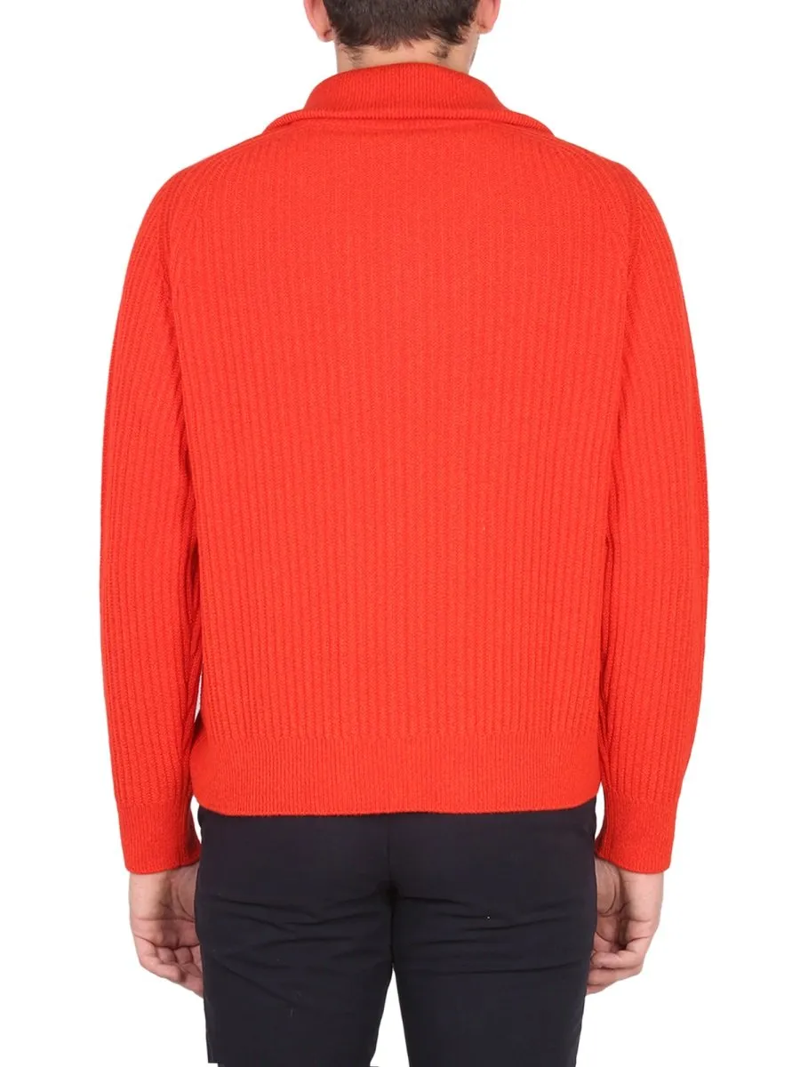 Paul Smith Zip-Up Knitted Cardigan