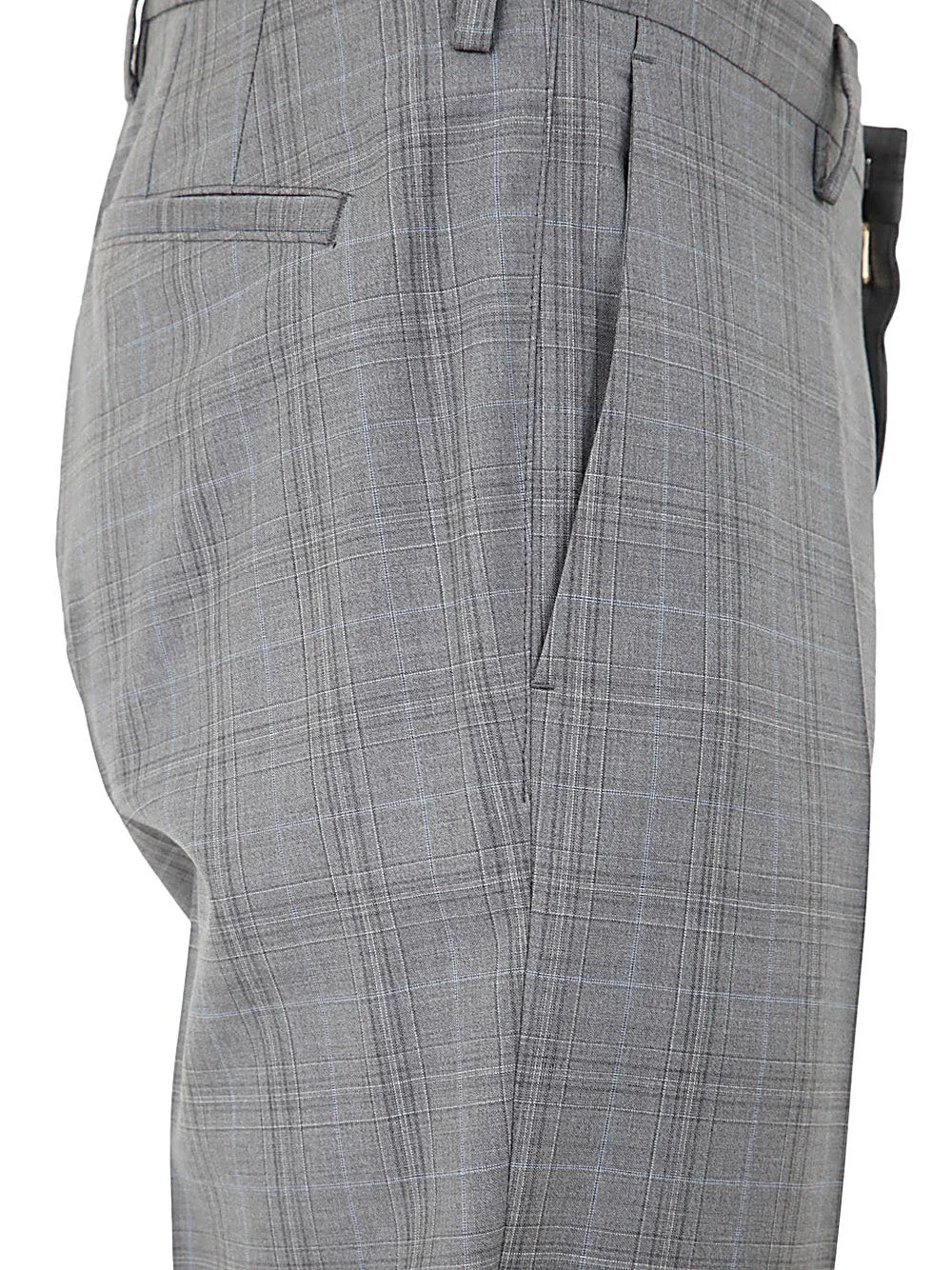 Paul Smith Checked Straight-Leg Trousers