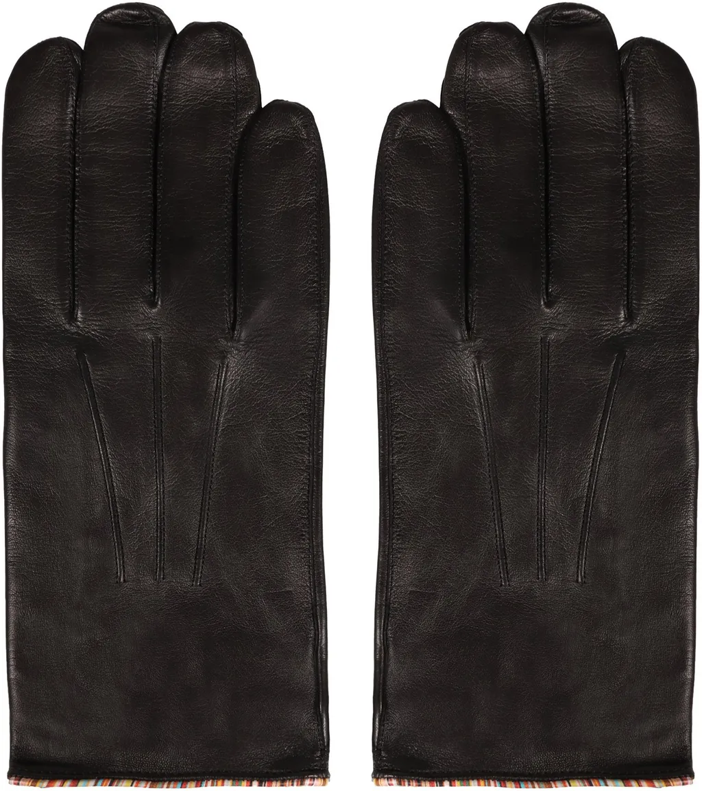 Paul Smith Stripe-Detailed Full Finger Golves