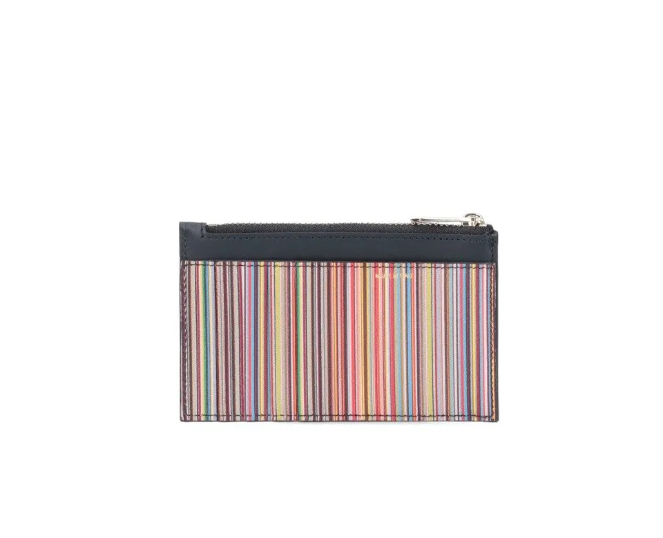 Paul Smith Logo Detailed Zipped Cardholder