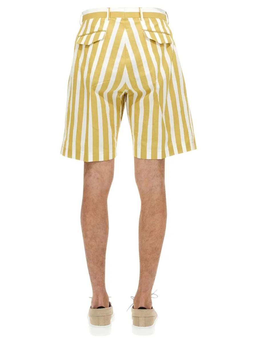 Paul Smith Deckchair Striped Bermuda Shorts