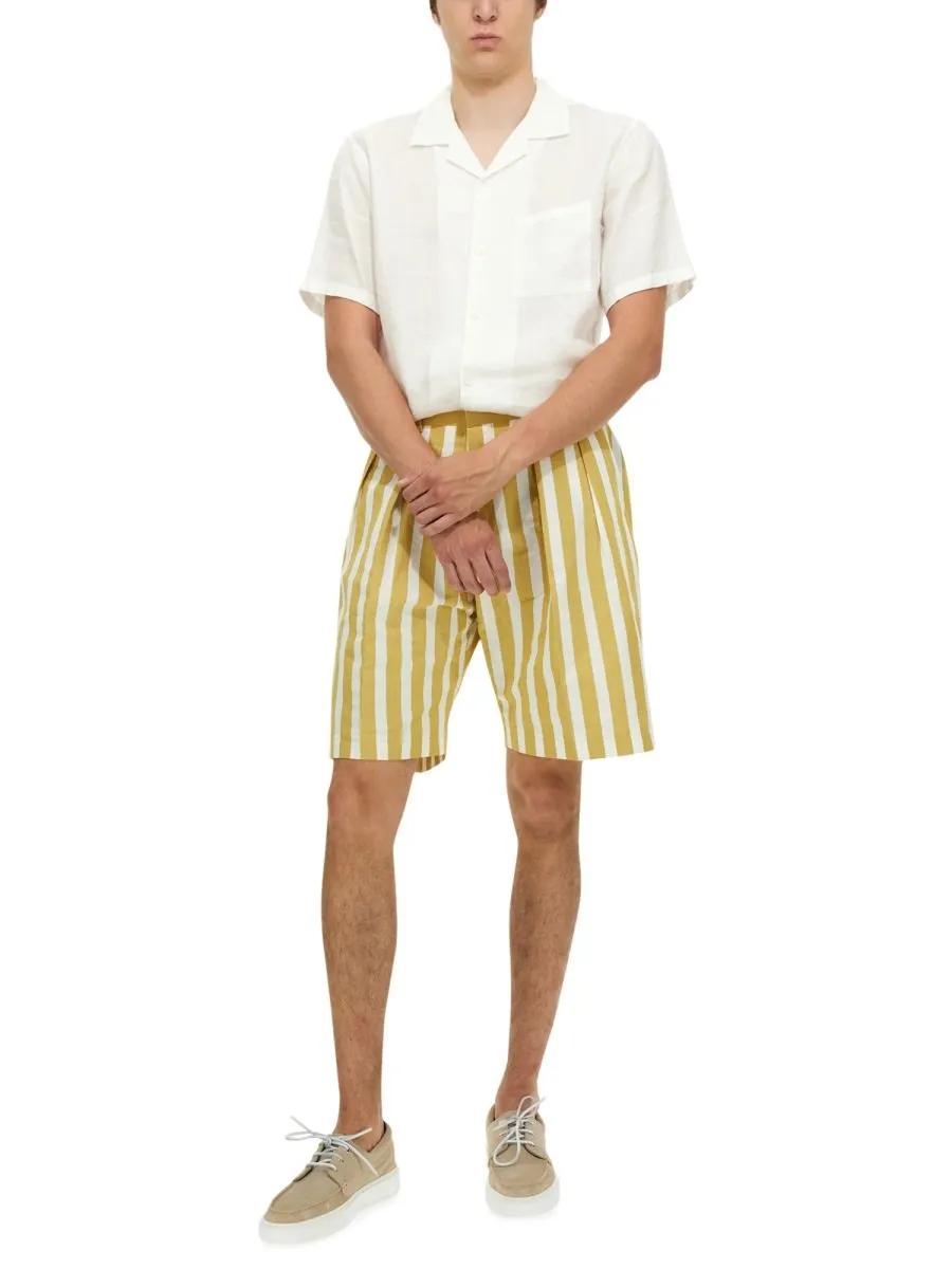 Paul Smith Deckchair Striped Bermuda Shorts