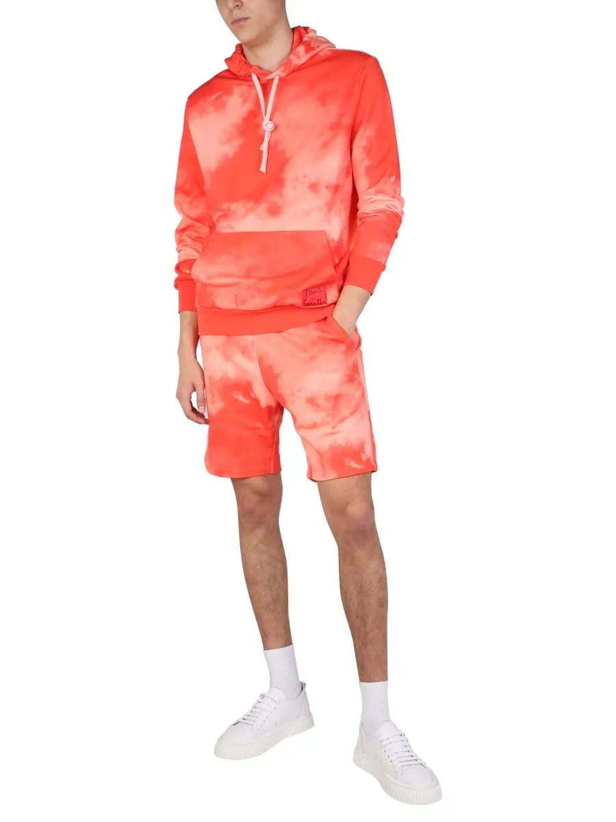 Paul Smith Printed Drawstring Hoodie