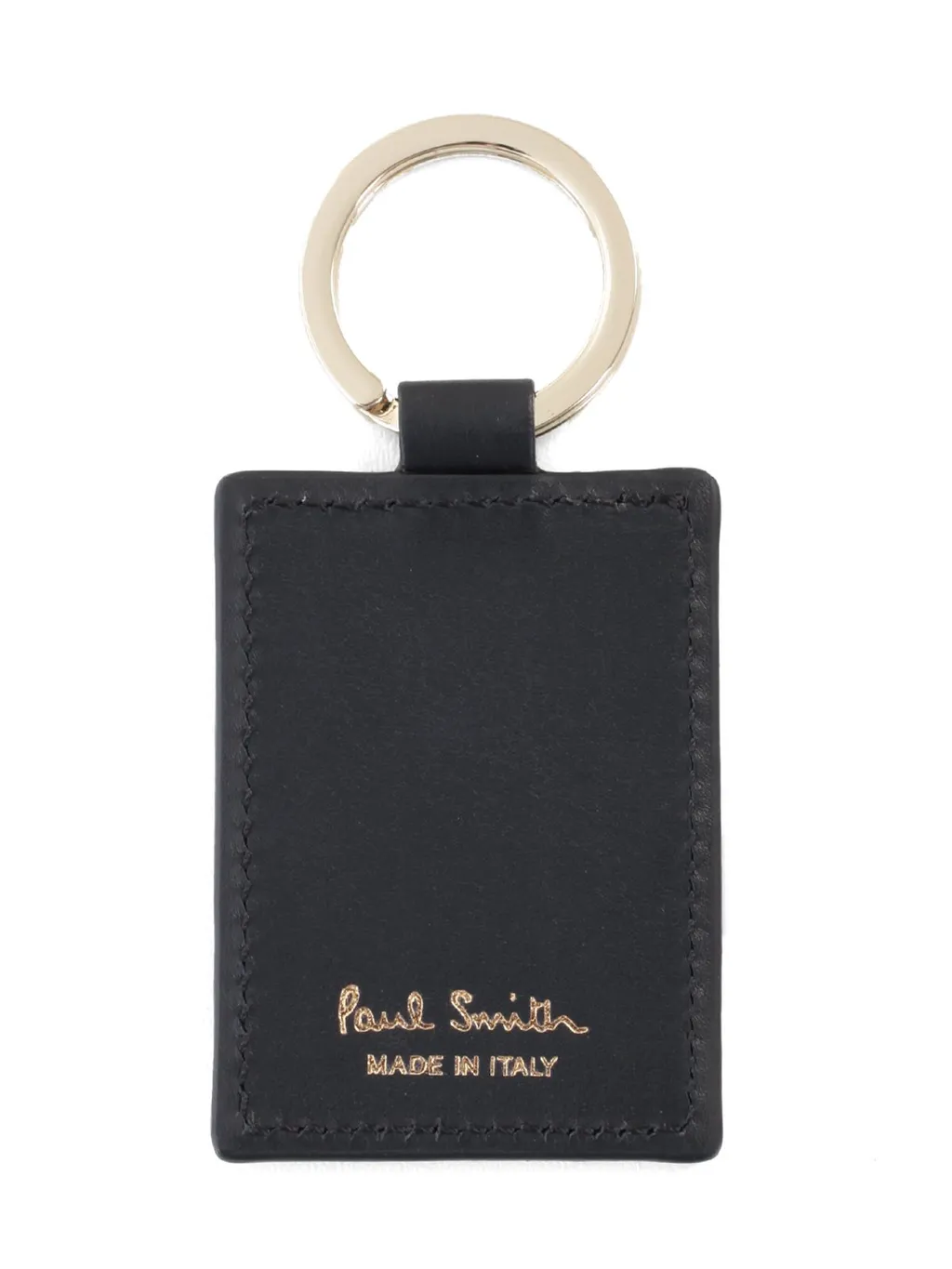 Paul Smith Logo Detailed Signature Stripe Keyring