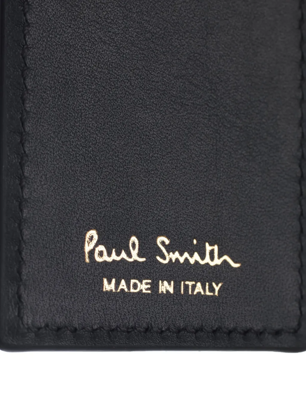 Paul Smith Logo Detailed Signature Stripe Keyring