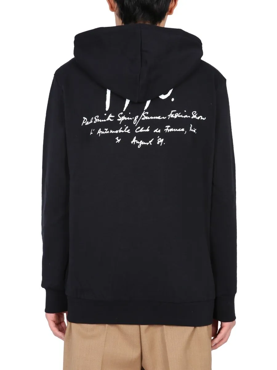 Paul Smith Logo Embroidered Drawstring Hoodie