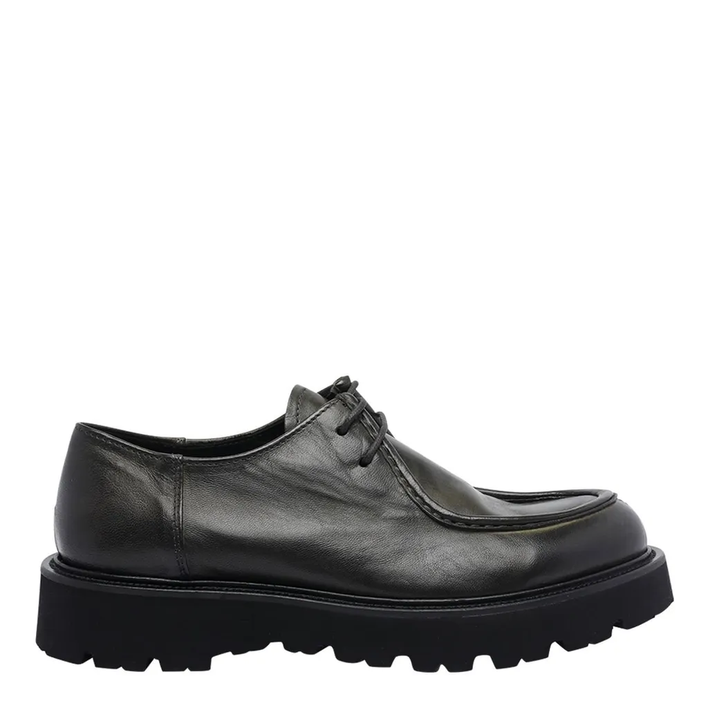 Pawelk's Round Toe Lace-Up Shoes
