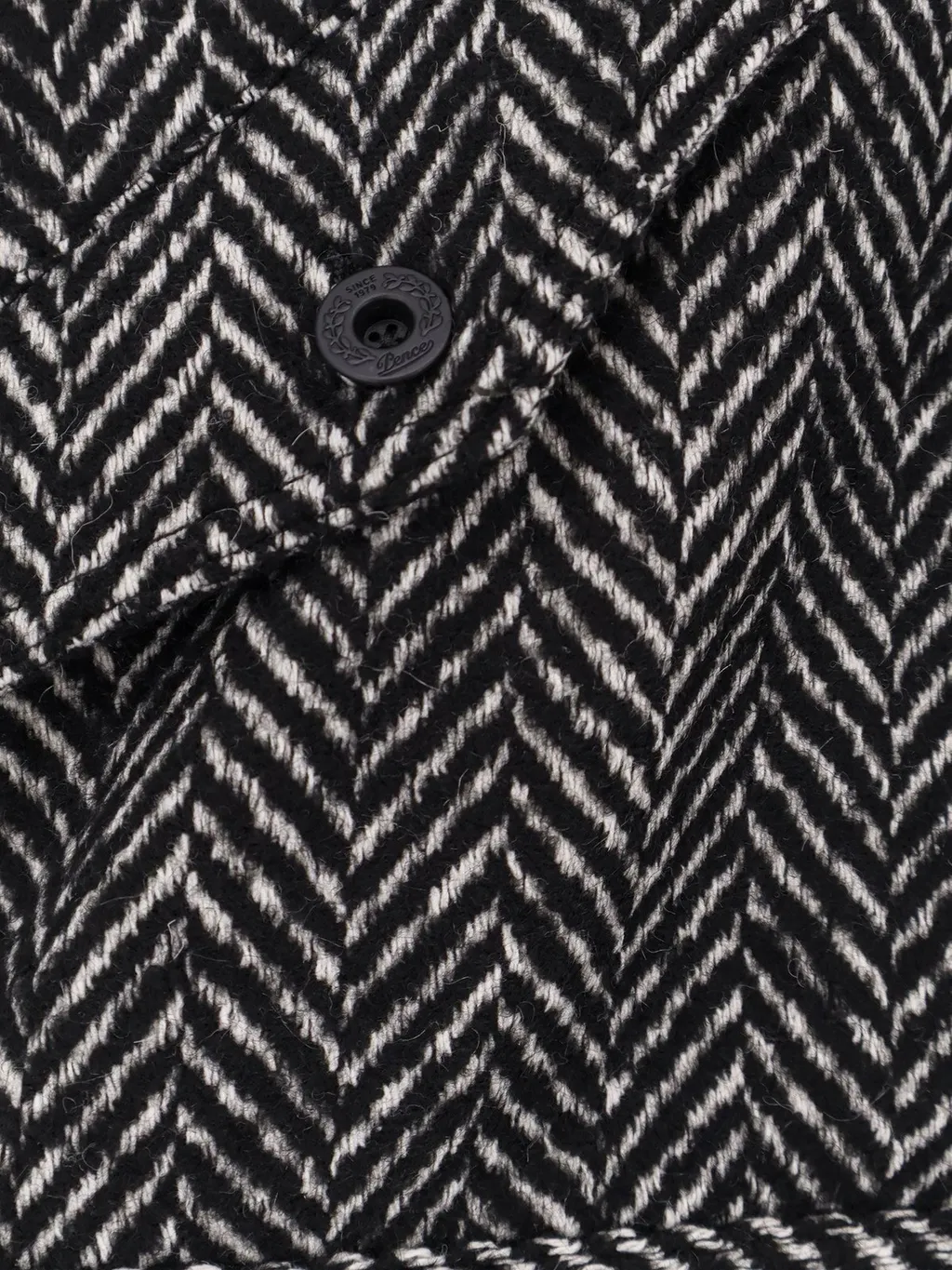 Pence Herringbone Buttoned Jacket