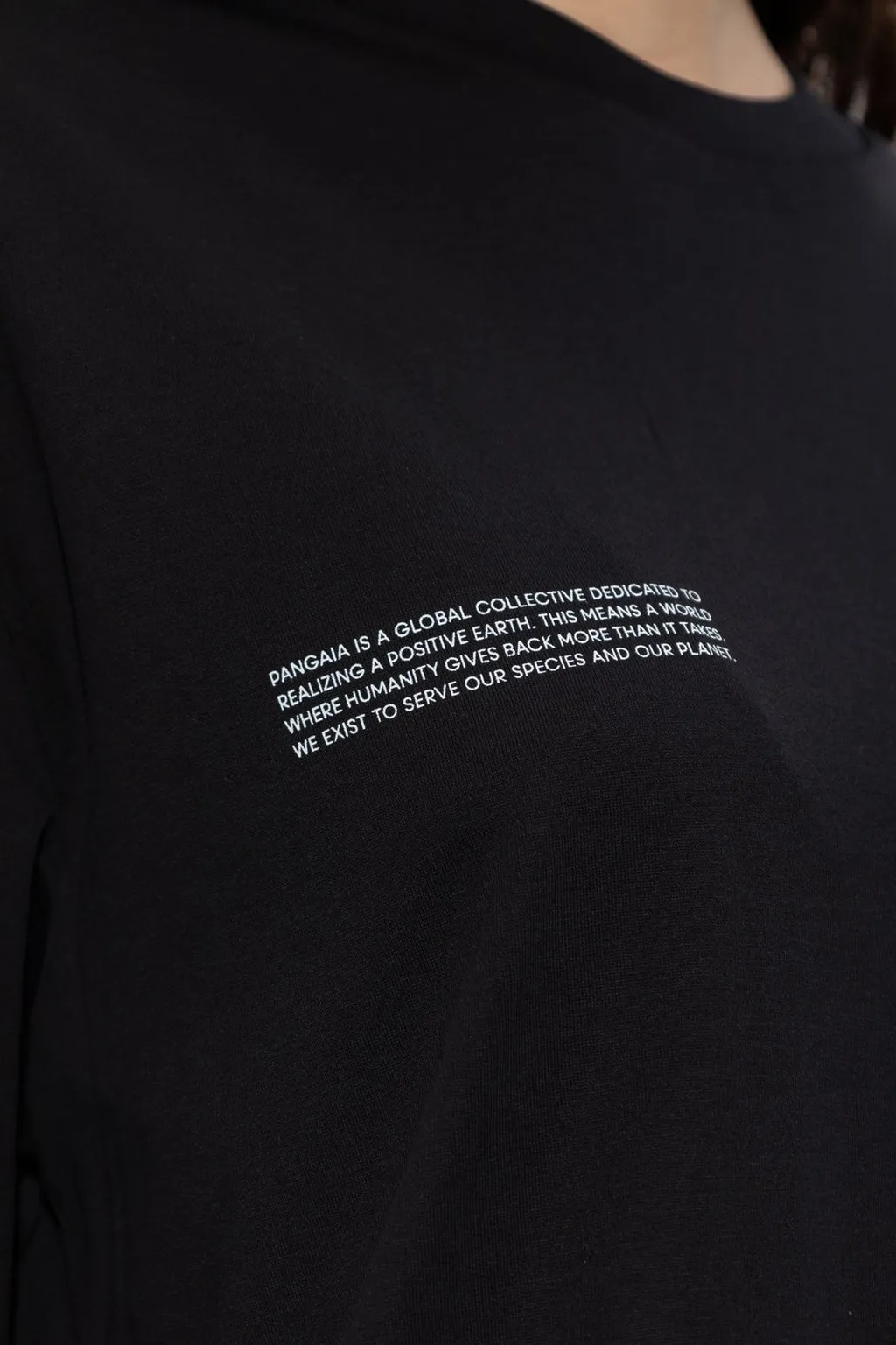 Pangaia Text Print T-Shirt