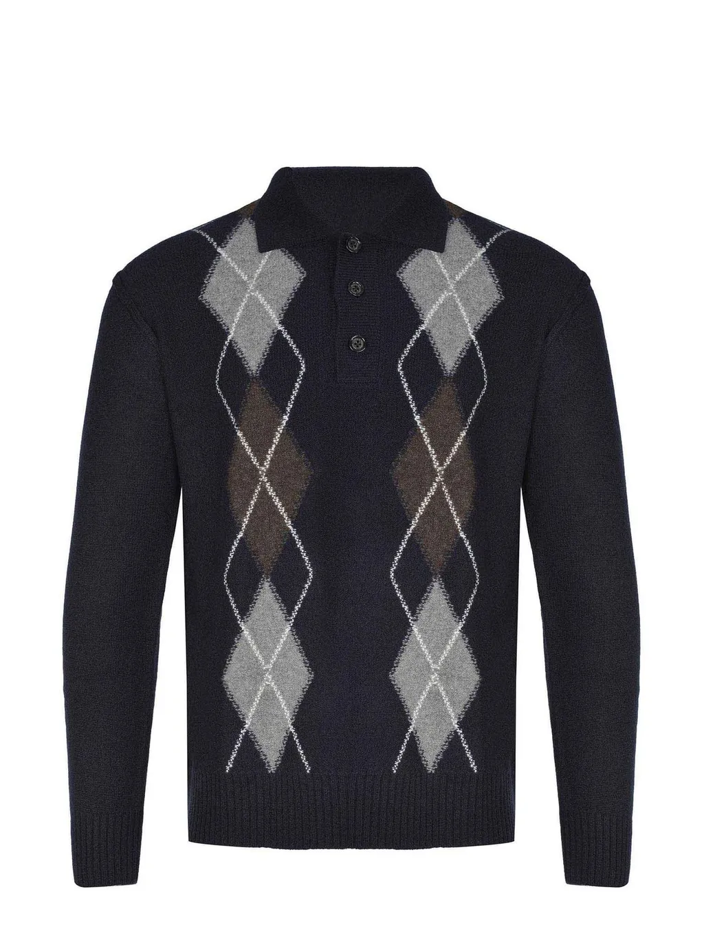 Paolo Pecora Argyle Knitwear