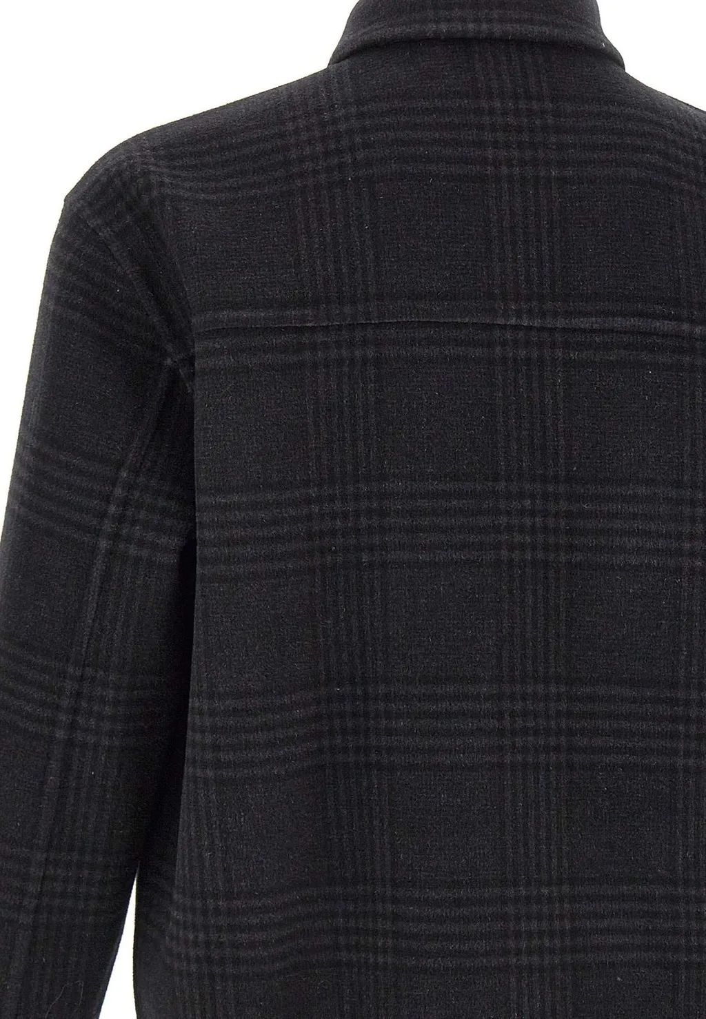 Paolo Pecora Micro Check Wool Jacket