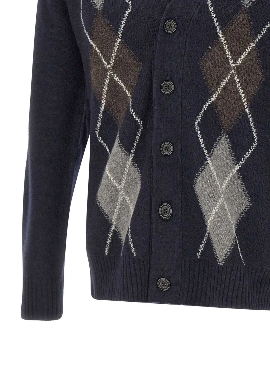 Paolo Pecora Geometric Cardigan Knitwear