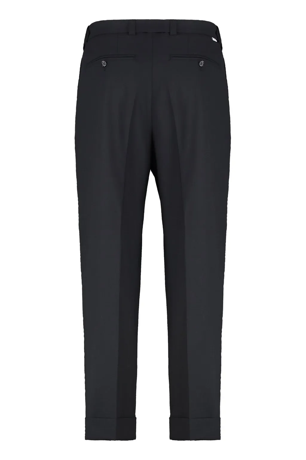 Paolo Pecora Wool Blend Dress Trousers