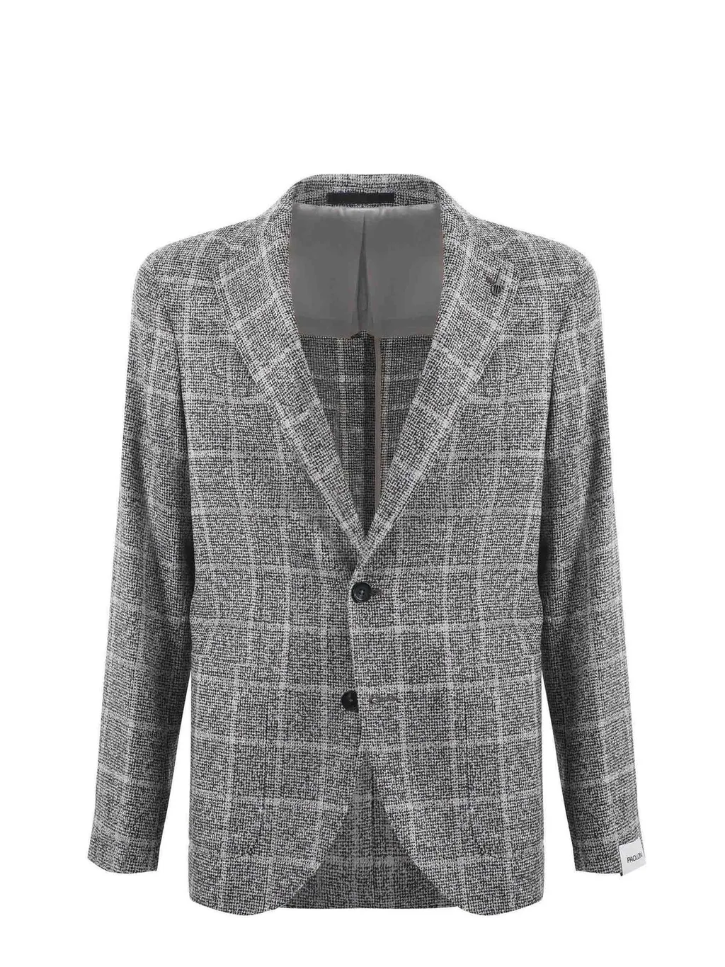 Paoloni Macro Check Wool Jacket