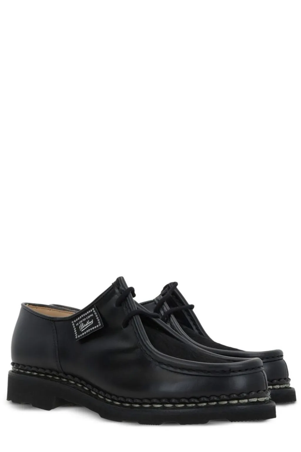 Paraboot Logo Patch Lace-Up Shoes