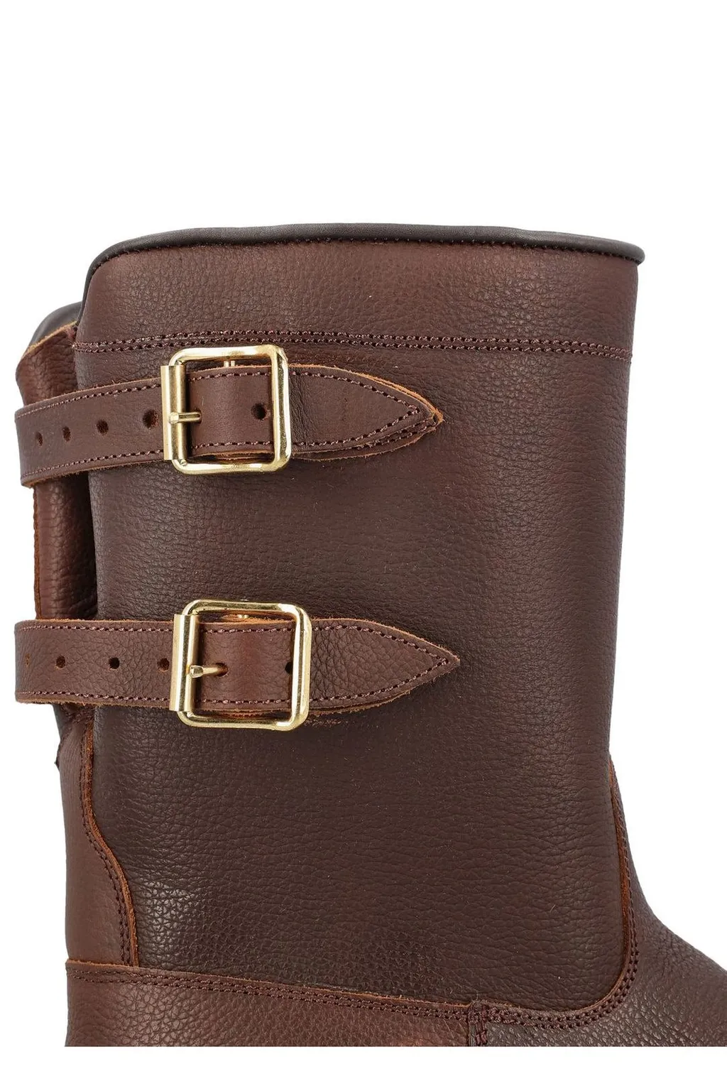 Paraboot Double-Buckled Round Toe Boots