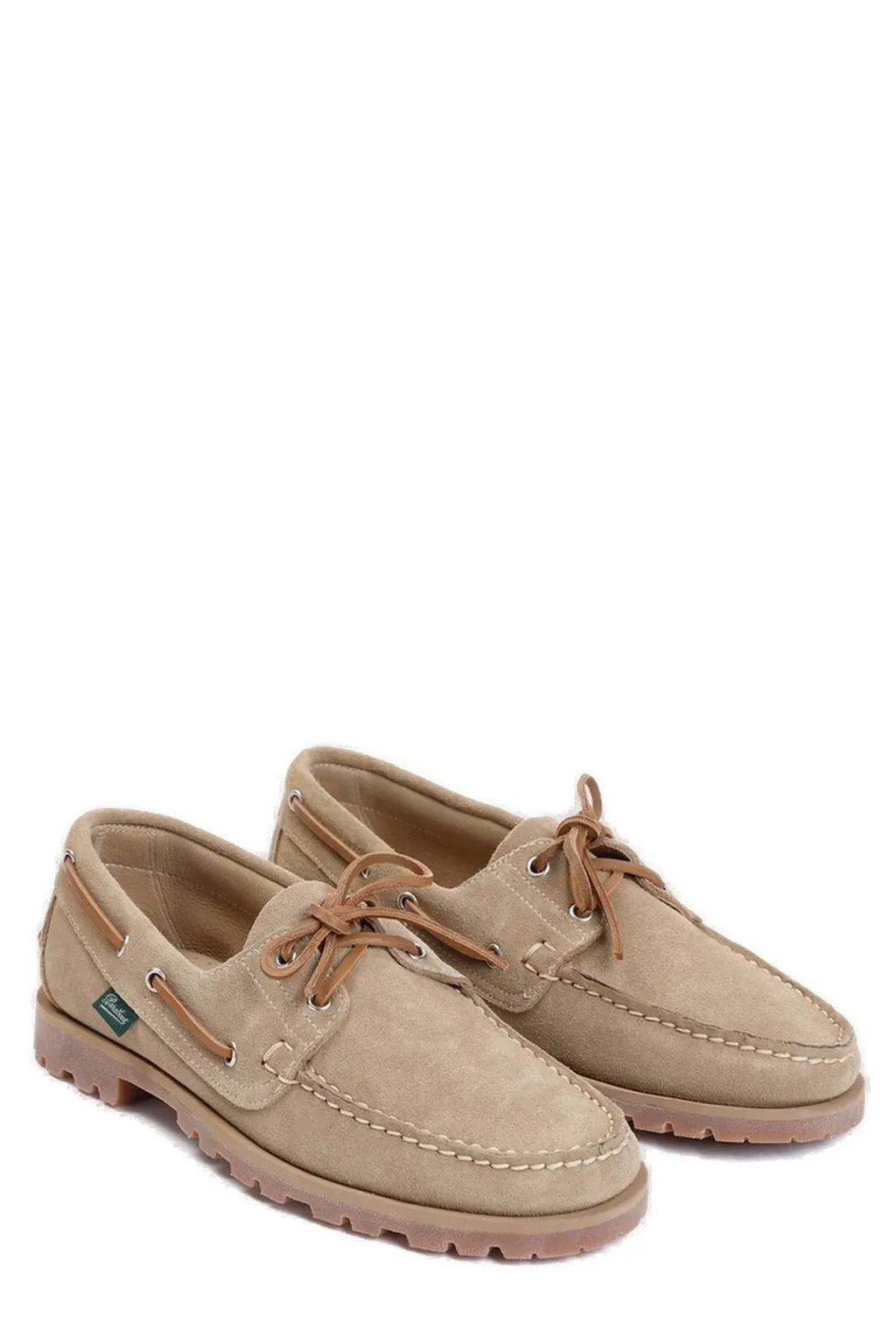 Paraboot Malo Round Toe Lace-Up Loafers