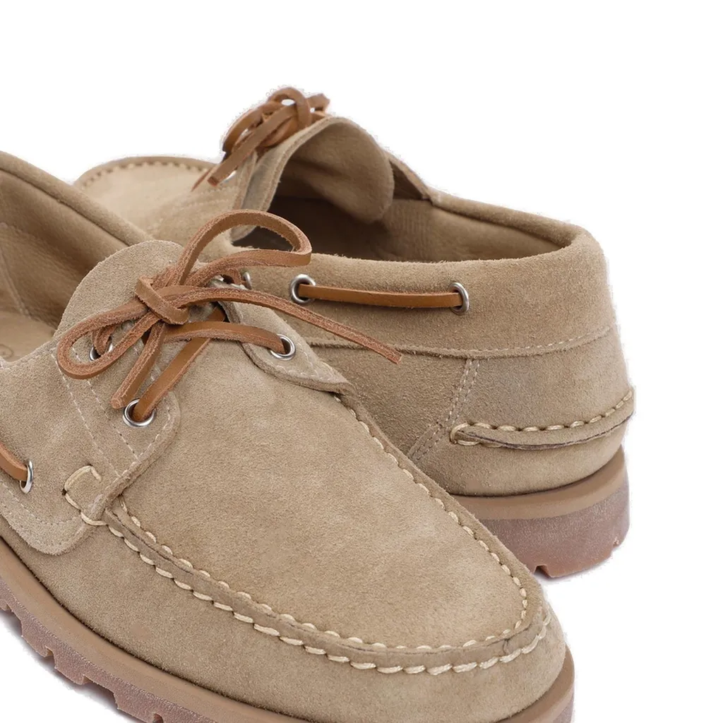 Paraboot Malo Round Toe Lace-Up Loafers