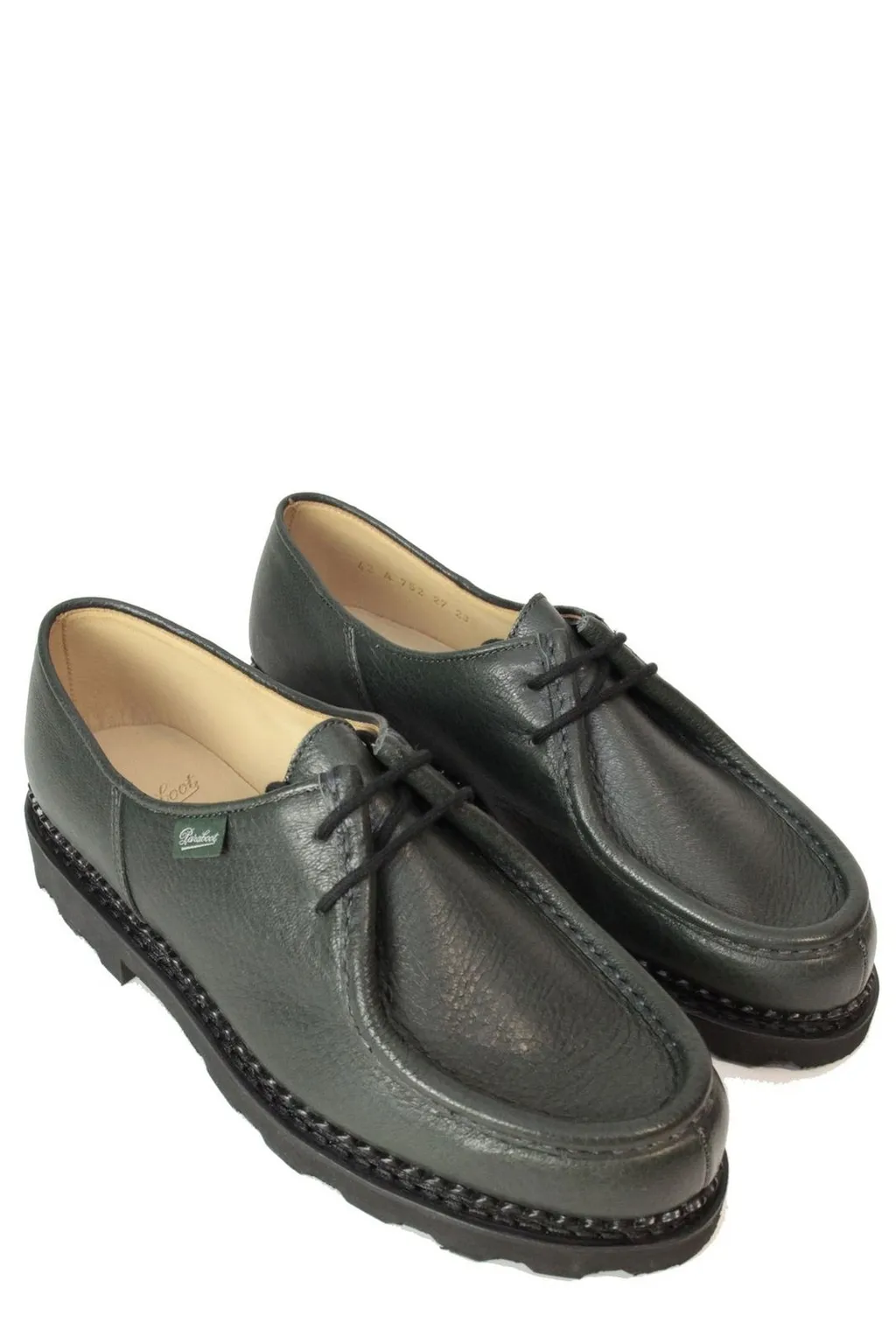 Paraboot Logo Patch Lace-Up Shoes